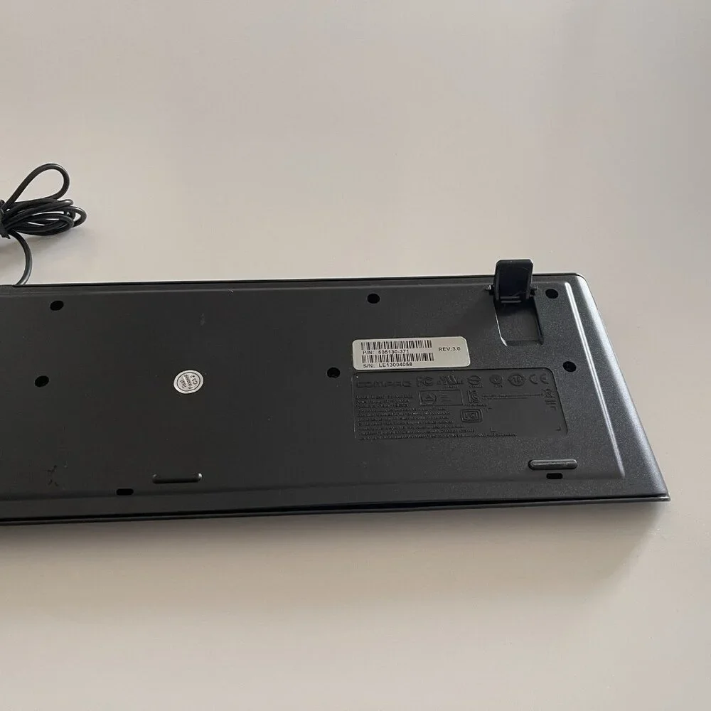 Compaq SK-2085 Wired USB Mechanical Clicky Keyboard Black Retro
